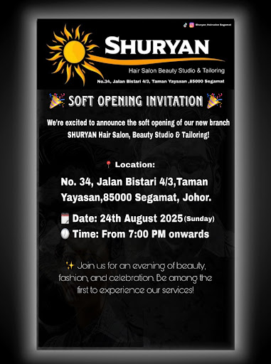 Shuryan Hair Salon Beauty Studio & Tailoring Shuryan Hair Salon Beauty Studio & Tailoring